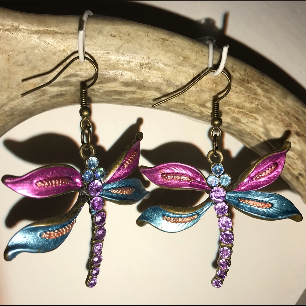 Dragonfly earrings